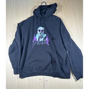 Pink Hoodie Mens XL Black‎ Cotton Fleece Lined Singer Summer Carnival 2023 Tour
